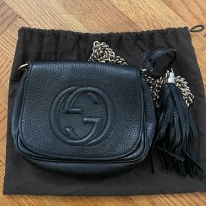 Gucci “soho” crossbody flap bag (small)